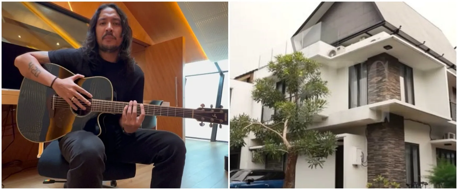 Area rooftop disulap jadi studio musik, intip 11 potret hunian mewah Ello vokalis band Dewa 19