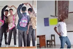 11 Potret kocak aksi murid di dalam kelas ini bikin guru kewalahan, unjuk bakat yang baiknya dipendam