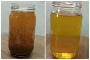 Bukan pakai tepung, ini trik menjernihkan minyak goreng yang kotor cuma dengan 1 jenis buah