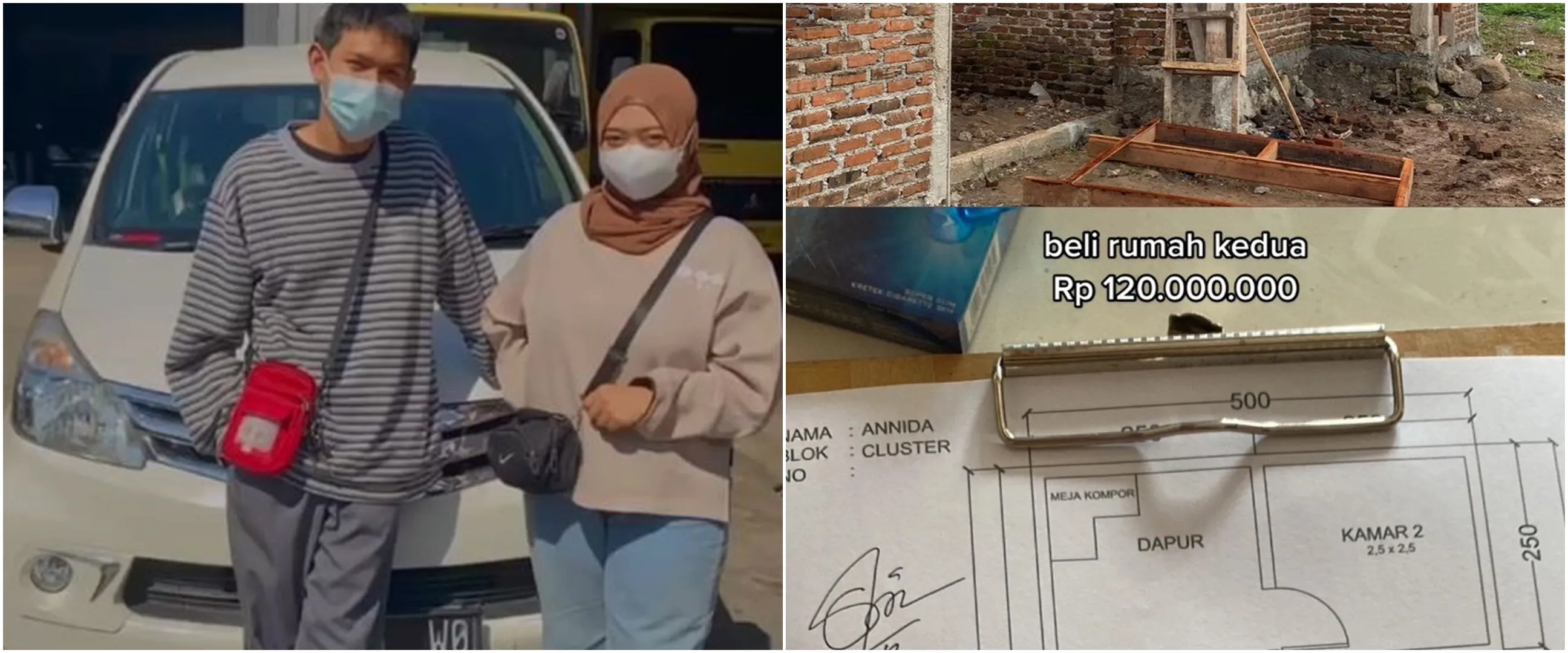 Buah manis frugal living sejak pacaran, pasutri muda penjual baju bekas ini bisa beli 2 rumah & mobil