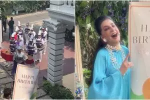 Dari marching band hingga berlian, ini 11 momen Tasya Farasya beri kejutan ulang tahun untuk sang ibu
