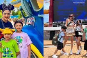 Bak tak kenal lelah, potret 8 seleb temani anaknya belajar usai bekerja ini bikin salut