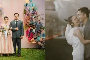 11 Momen pemberkatan nikah Gritte Agatha & Arif Hidayat, paras manglinginya mirip Verlita Evelyn