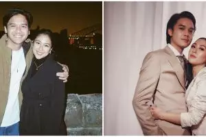 Jarang pamer kemesraan bareng suami, momen Sherina peluk dan cium Baskara Mahendra ini bikin baper