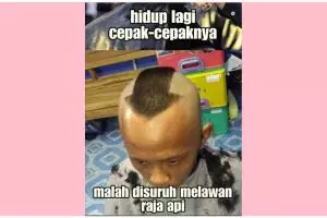 Begini jadinya kalau orang salah potong di pangkas rambut, 11 potret kocaknya nyeleneh abis