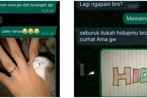 11 Chat lucu dari teman endingnya menipu ini pengen ngajak ribut, isinya bercanda mulu