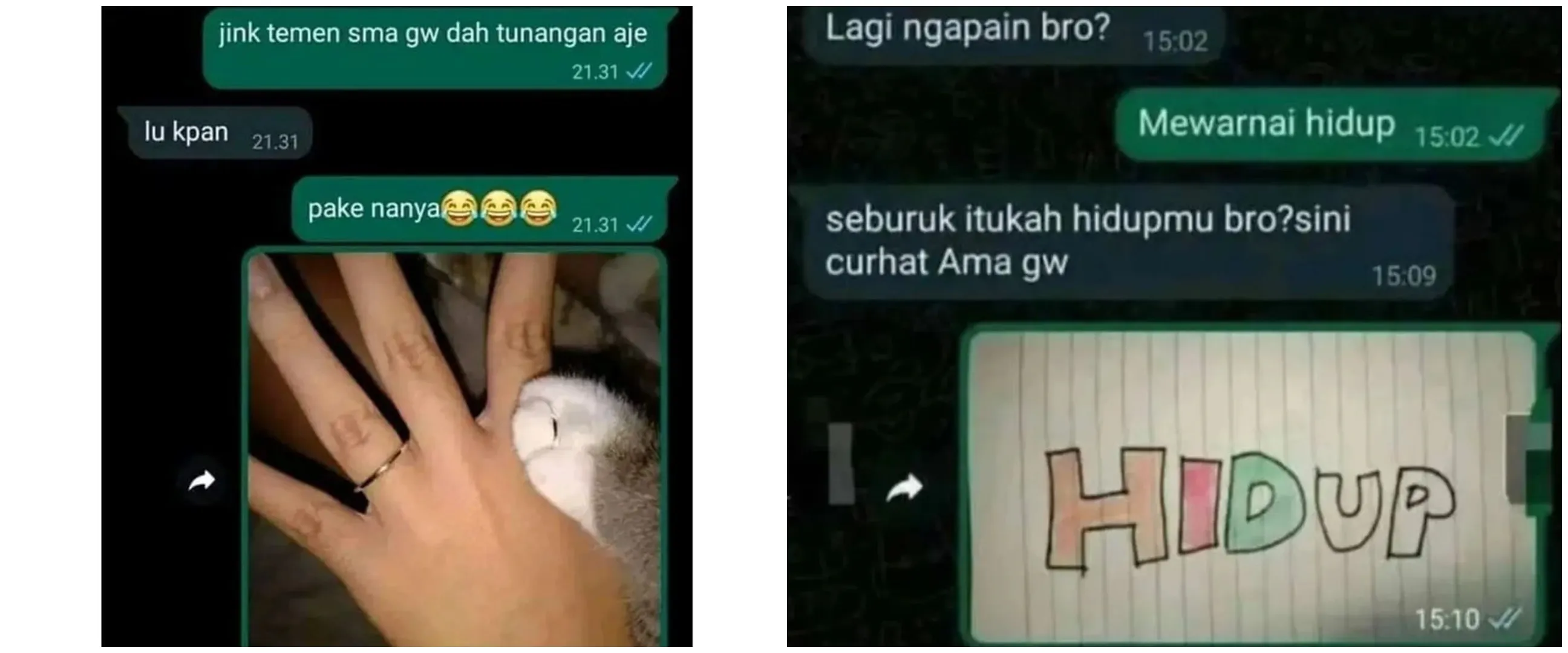 11 Chat lucu dari teman endingnya menipu ini pengen ngajak ribut, isinya bercanda mulu