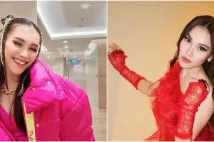 9 Potret kesederhanaan Ayu Ting Ting membaur bareng warga ini bikin kagum, nggak gengsi ngecat jalanan