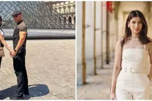 Nyaris susah dikenali, penampilan Sabrina Chairunnisa saat dampingi Deddy Corbuzier bertemu Habib Umar