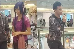 Momen kocak pria wawancara cosplayer cantik ini endingnya malah ngelag, ekspresi bikin geregetan