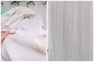 Tak perlu pakai deterjen, ini cara bersihkan gorden yang dekil dengan 3 bahan dapur