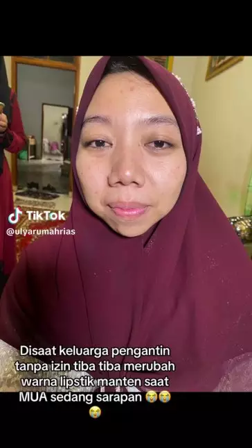 makeup pengantin pucet © TikTok makeup pengantin pucet © TikTok