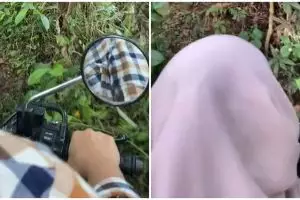 Momen ngenes cewek tersesat di hutan karena ikuti Google Maps, cuma bisa jalan sambil istighfar