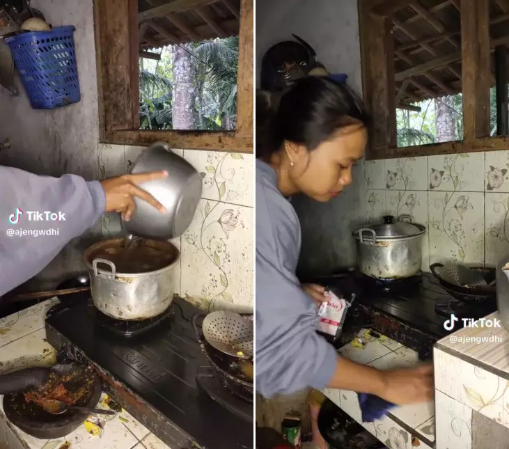 bersih bersih rumah © TikTok bersih bersih rumah © TikTok