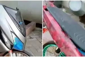 Modifikasi motor jadi nyeleneh ini bikin nggak habis pikir, penampakannya bikin montir auto nangis