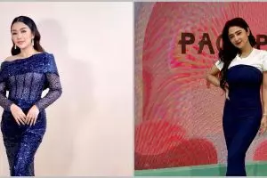 Sama-sama jadi pujaan hati pilot, begini 9 potret adu gaya pedangdut Fitri Carlina dan Dewi Perssik