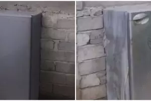 Dari luar tampak kulkas warung ternyata dalamnya bikin kaget, kreatifnya bikin garuk kepala