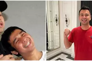 Lepas rindu sambil nostalgia, ini 11 momen Raffi Ahmad main ke rumah mendiang Olga Syahputra