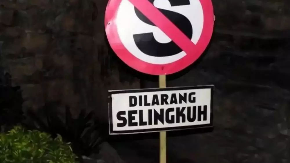 Potret kocak imbauan di plang pinggir jalan Berbagai sumber