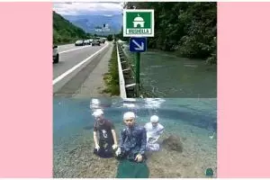 11 Potret kocak imbauan di plang pinggir jalan ini tulisannya malah bikin heran sambil garuk kepala