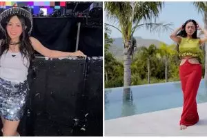 Penampilannya disebut dangdut banget, 11 gaya Rachel Vennya pakai busana nyentrik ini bikin salfok