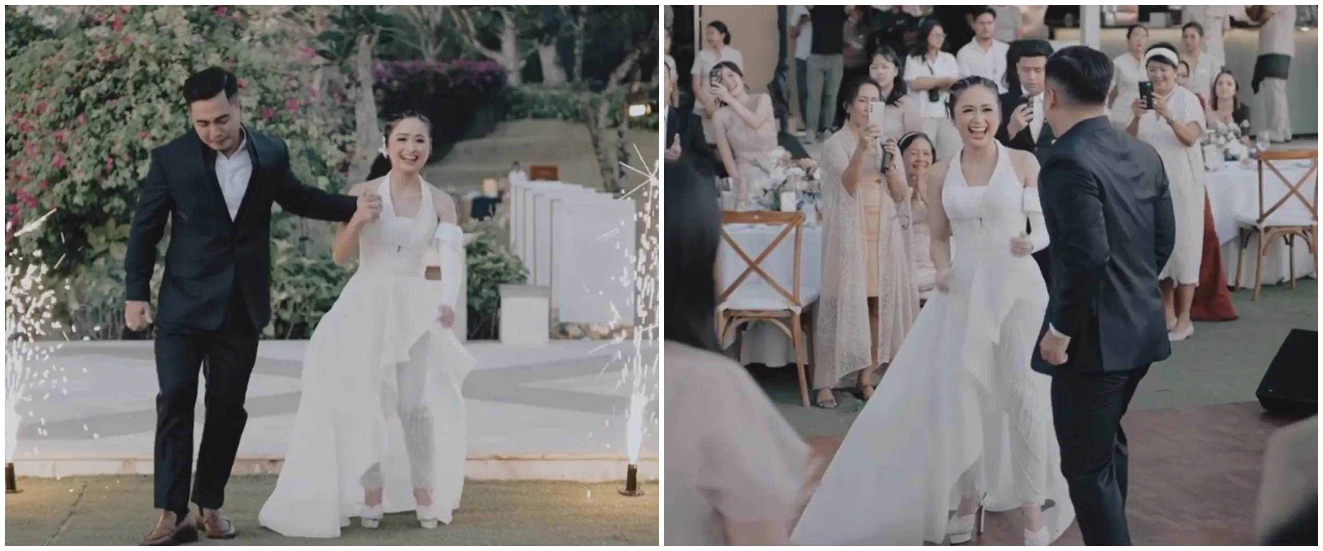 10 Momen resepsi pernikahan Gritte Agatha di Bali, kehadiran Gisella Anastasia bikin salfok
