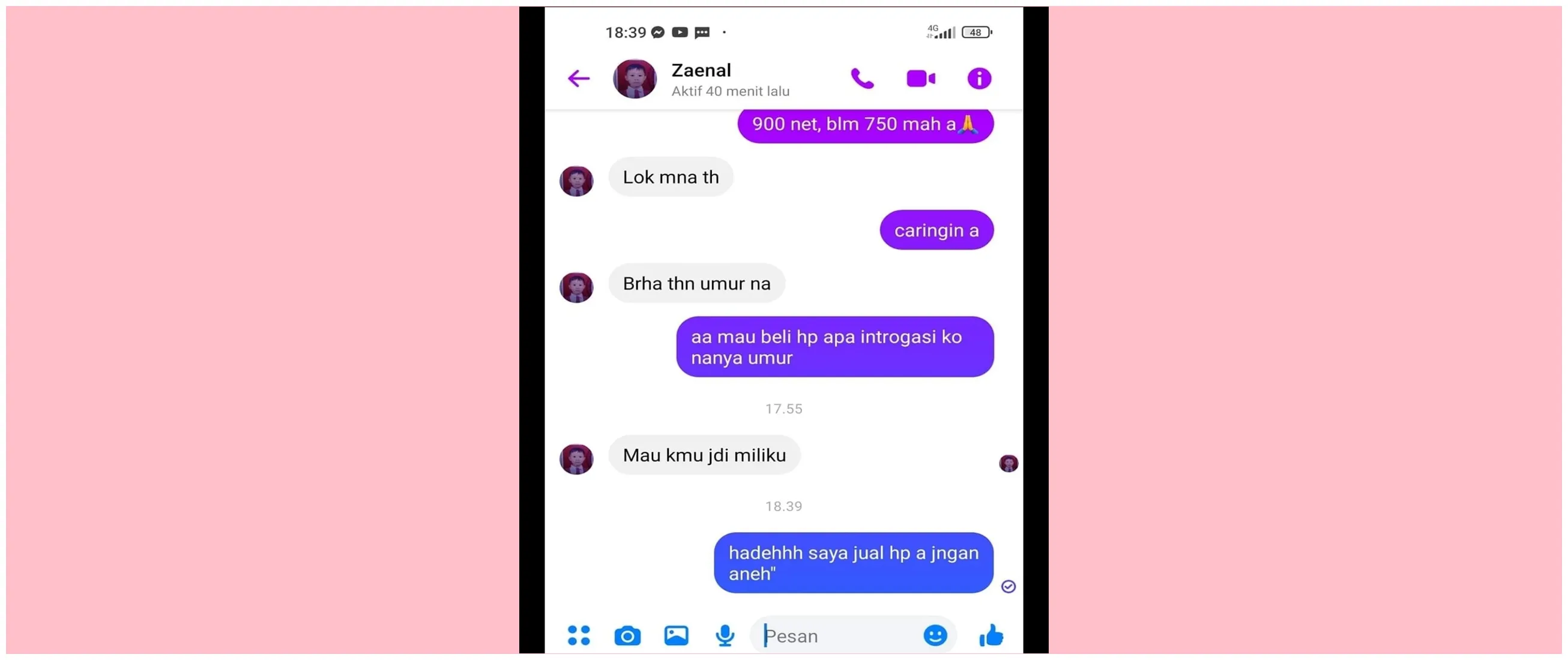 Awalnya serius tawar-menawar, 11 chat lucu transaksi online ini endingnya bikin geleng kepala