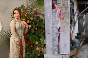 Dulu tinggal di gubug gang sempit, 11 potret rumah Kiky Saputri dulu dan kini ini bak langit dan bumi