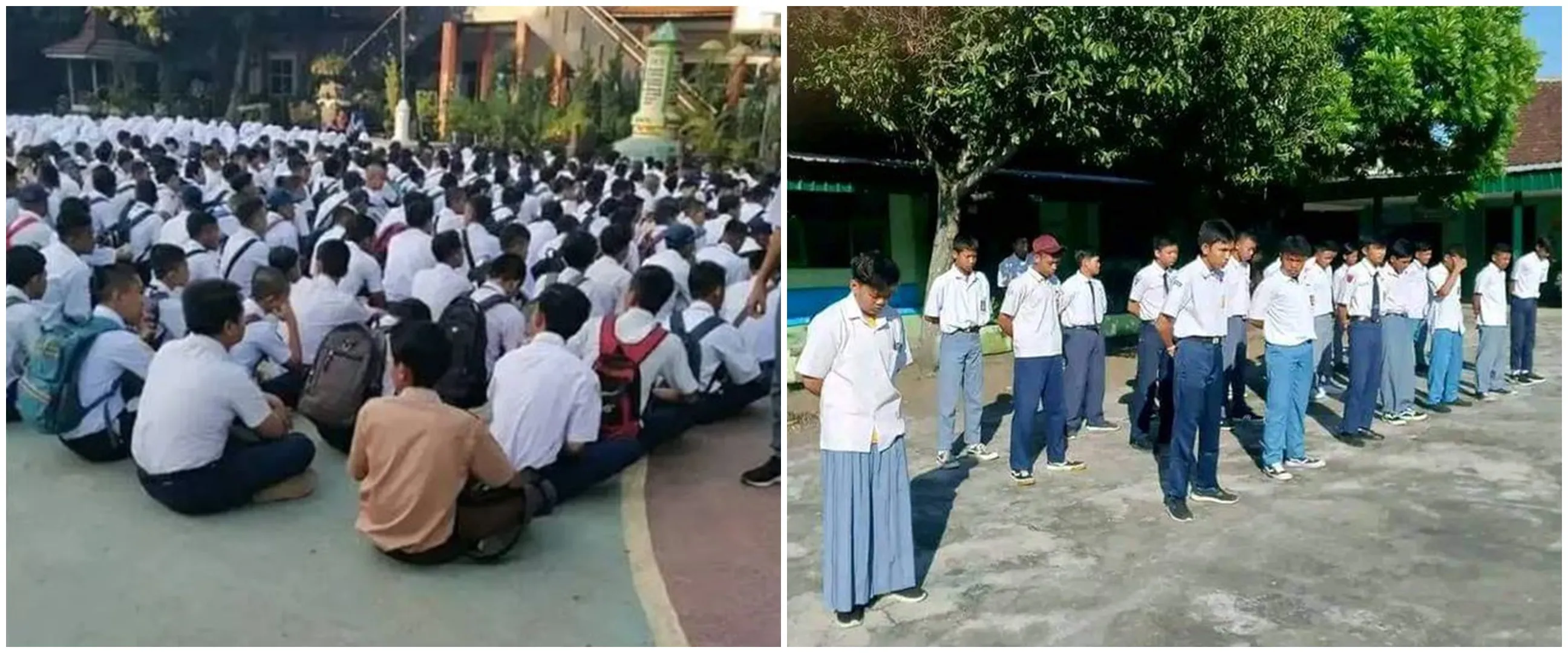 11 Potret kocak saat upacara bendera ini lucunya bikin auto nostalgia zaman sekolah