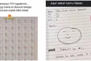 Beginilah kalau murid kelewat kreatif, 11 potret lucu hasil tugasnya bikin tepuk jidat