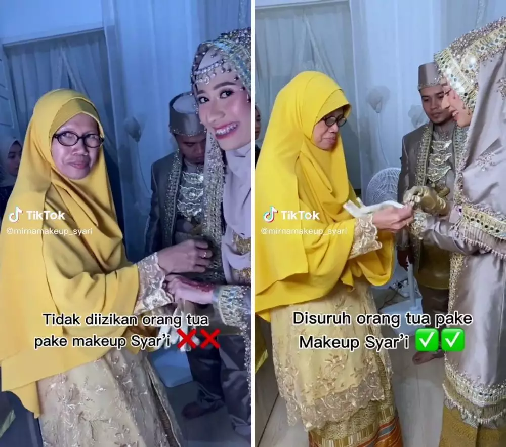 makeup pengantin syari © TikTok