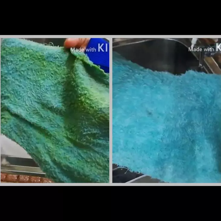 Tak perlu pemutih, ini cara mudah bersihkan lap dapur dekil tanpa dikucek cuma pakai 1 bahan sederhana