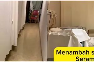Pria ini tunjukkan kamar mayat saat dibersihkan, alih-alih seram malah tampak nyaman