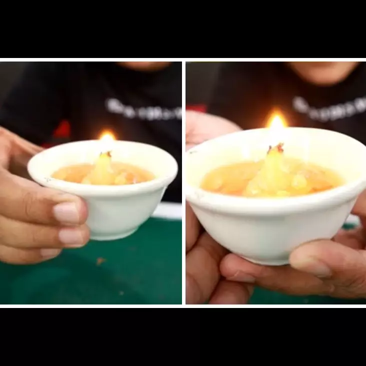Bukan pakai kopi, ini cara bikin lilin pengusir nyamuk cuma tambah 1 bahan dapur