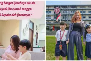 Jawaban menohok ibu dua anak usai dinyinyir 'ijazah sia-sia' gegara jadi IRT, patut diacungi jempol