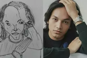11 Potret kocak sketsa lukisan artis Indonesia ini jauh banget dari aslinya, bikin geleng kepala