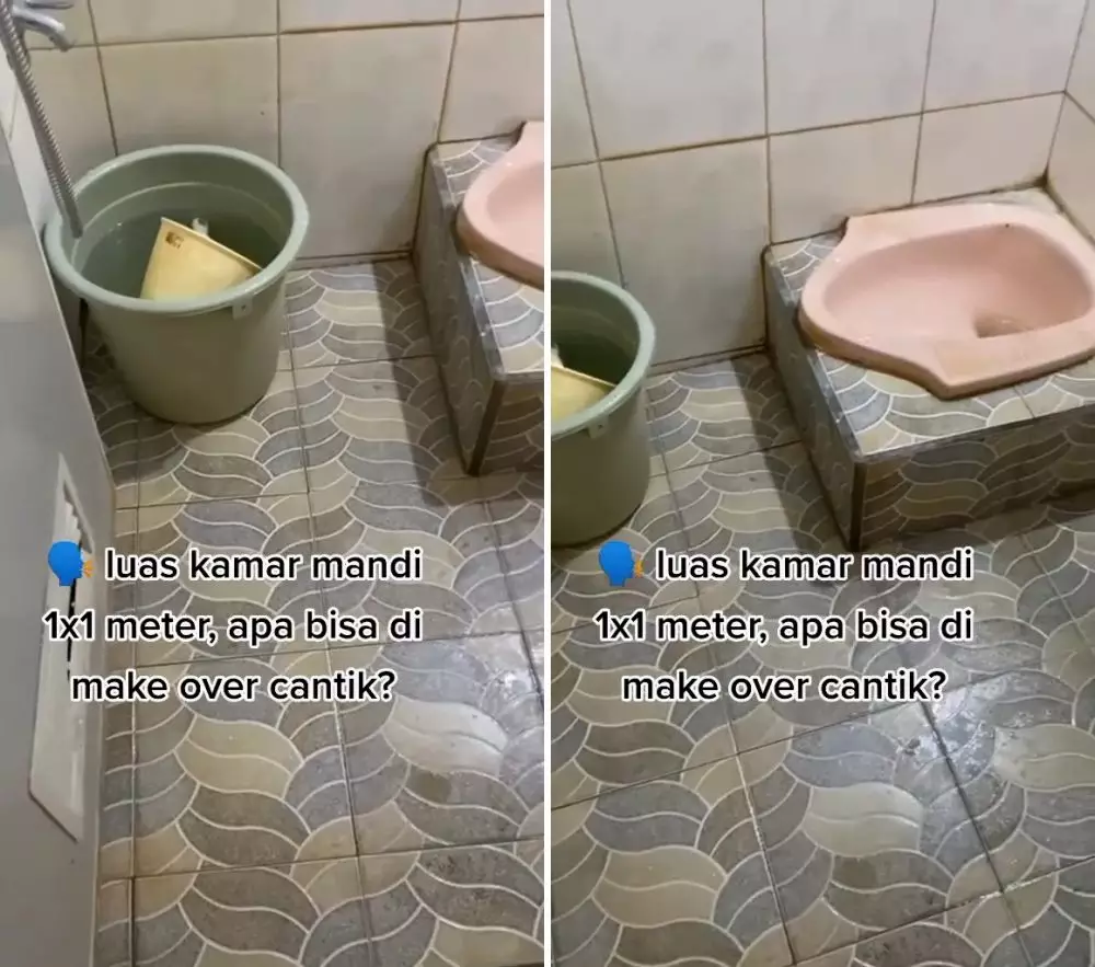sulap kamar mandi jadi mewah © TikTok sulap kamar mandi jadi mewah © TikTok