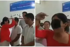 Cara istri mengenali suaminya saat jalan tutup mata ini agak lain, cuma satu sentuhan langsung paham