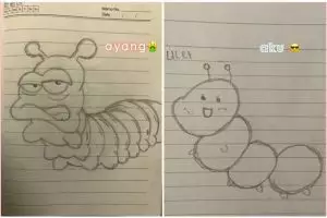 Wanita ini tantang kekasihnya adu gambar, 7 potret perbedaan hasil definisi pacar beda genre