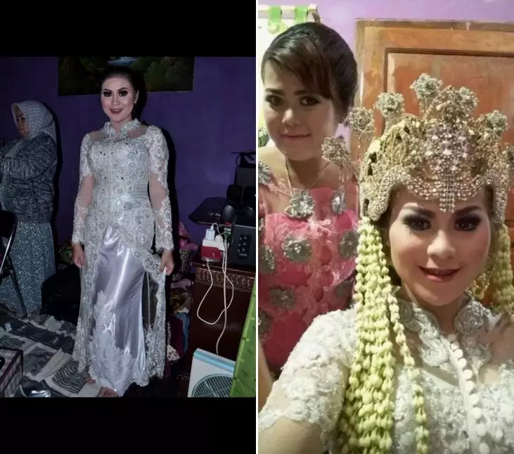 pengantin makeup gagal © TikTok