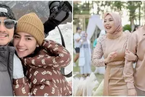 Meriah bak pesta pernikahan, ini 9 momen Angga Wijaya rayakan ulang tahun istrinya Nurul Kamaria