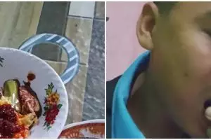 Pria ini masak nasi pakai magicom hasilnya di luar ekspektasi, produk gagal tapi makannya lahap banget