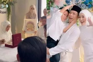 Punya panggilan spesial, ini 7 potret kedekatan Yusuf anak Larissa Chou dengan ayah sambungnya