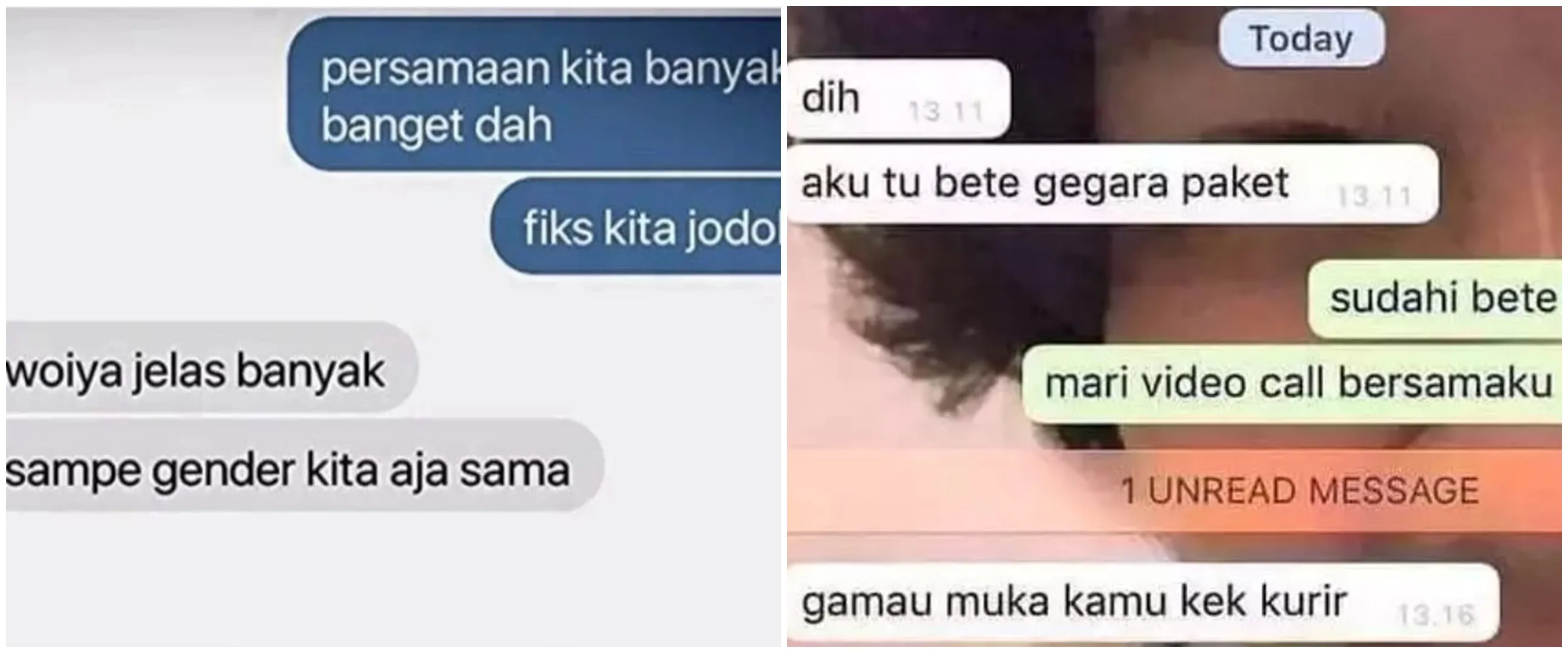 11 Chat lucu sama gebetan berakhir nggak ketebak ini bikin tepuk jidat, agak geli juga sih