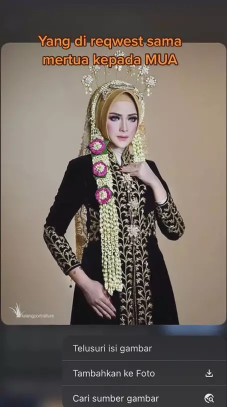 makeup pengantin gagal mirip sinchan © 2023 brilio.net