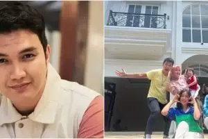 Ketiban durian runtuh, Aldi Taher dapat hadiah rumah dilengkapi kolam renang, ini 11 potretnya