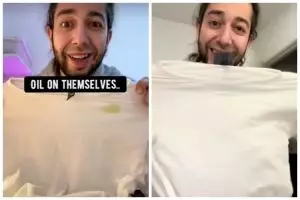 Tanpa deterjen, ini cara menghilangkan noda minyak di baju pakai 3 bahan dapur