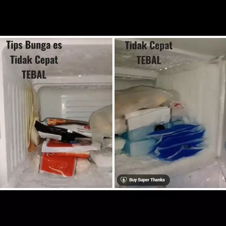 Trik mencegah bunga es menumpuk di freezer, praktis tak perlu dilapisi plastik