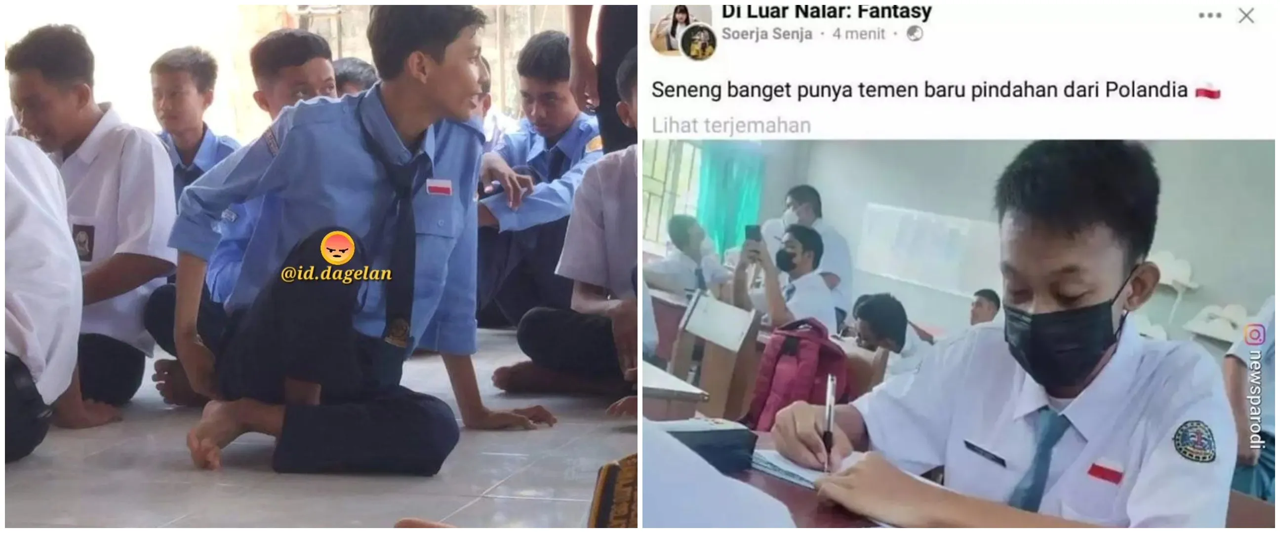 Beginilah kalau murid salah fokus saat beli seragam, 10 potret lucunya bikin tepuk jidat