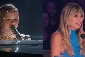 Raih 4 standing ovation di semifinal AGT 2023, Heidi Klum sebut Putri Ariani bak malaikat bernyanyi